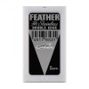 日本 Feather 羽毛牌 Hi-Stainless 雙面安全刀片 (黑盒) 100片