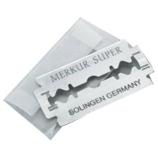 Merkur 德國原廠 白金鍍膜 刮鬍刀片 (單片體驗)