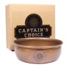 美國 Captains Choice 專業刮鬍皂碗 (銅質)