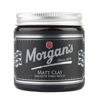 Morgans 蓬鬆塑型髮泥 (白金新款)
