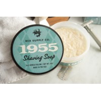 Rex Supply Co. 1955年 舊世紀牛脂基 刮鬍皂