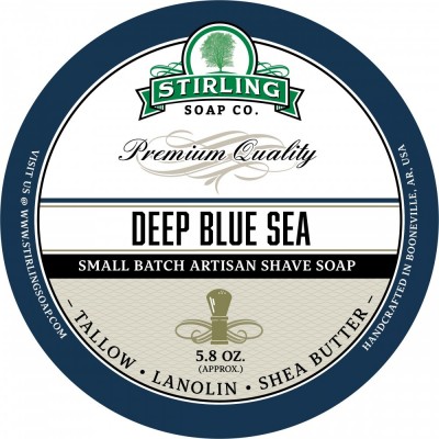 STIRLING SOAP CO. 刮鬍皂 Deep Blue Sea (深藍之海)