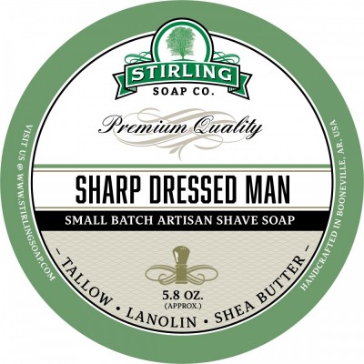 STIRLING SOAP CO. 刮鬍皂 Sharp Dressed Man (真男人)